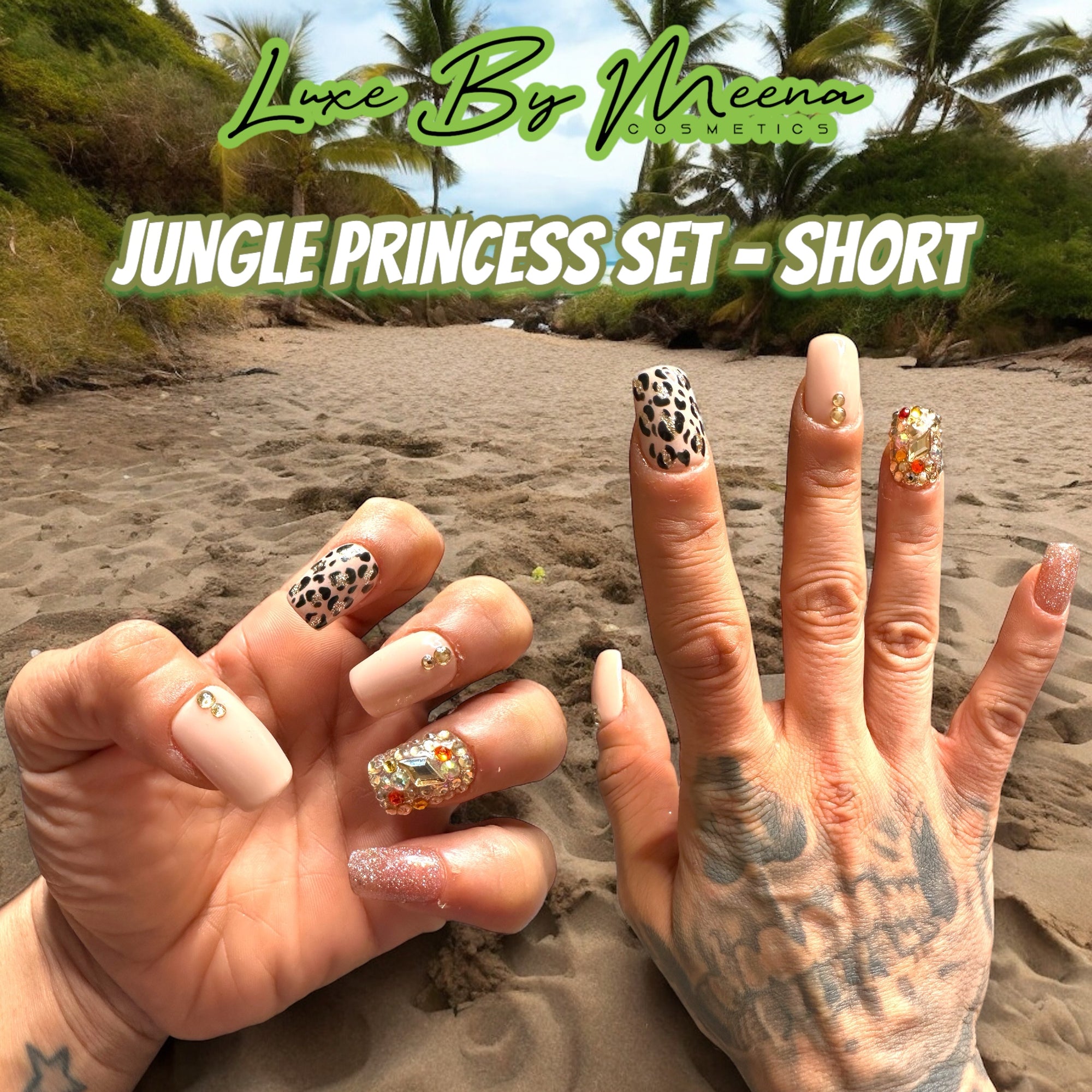 Jungle Princess - Handmade Press-On Nail Set