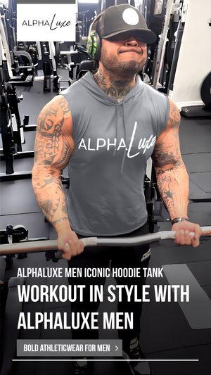 ALPHALuxe Men - Iconic Hooded Tank Top