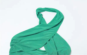 Emerald Enchantment Sheer Maxi Dress 4 Piece Set