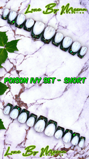 Poison Ivy - Handmade Press-On Nail Set