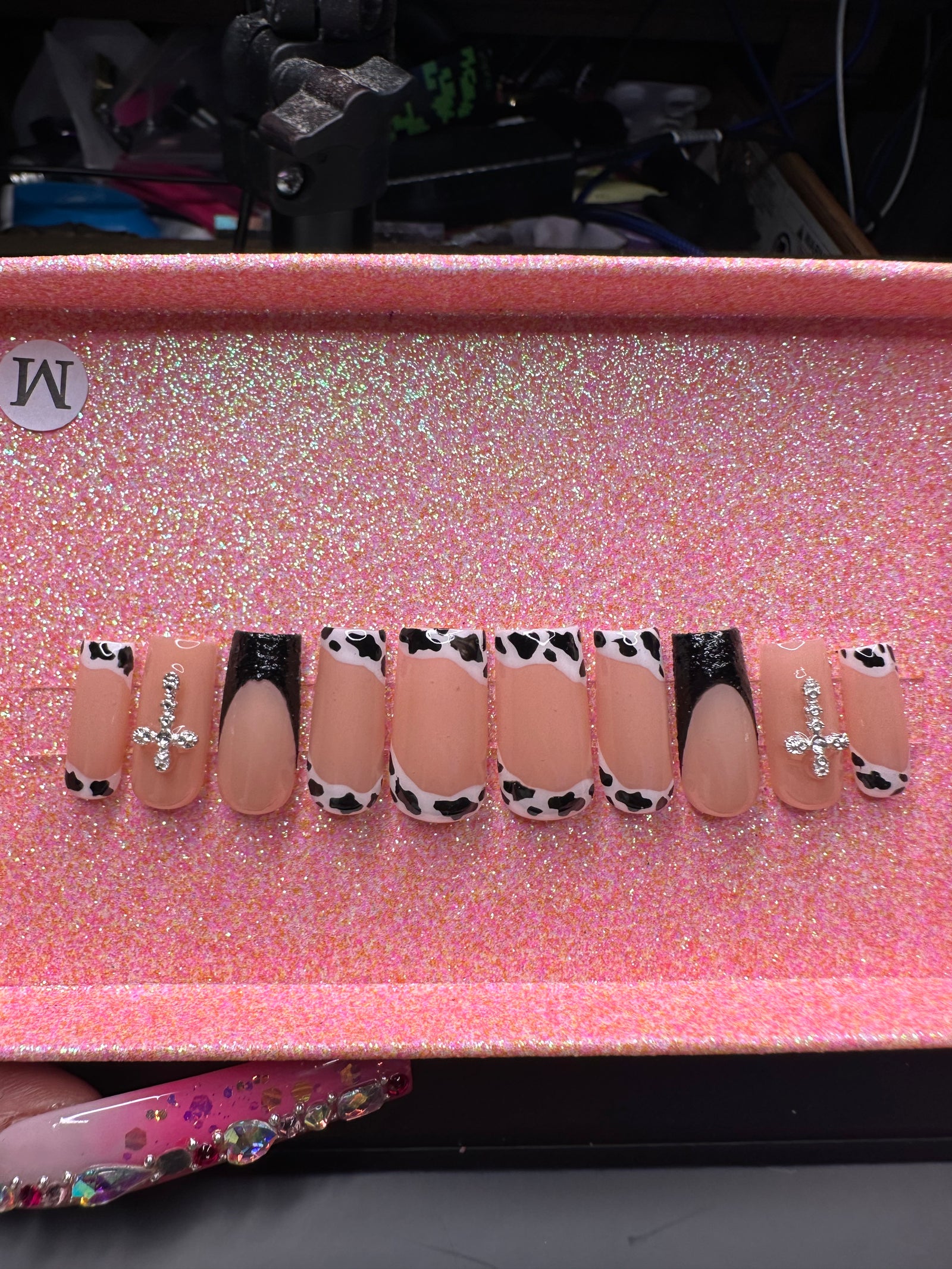 Cruella - Handmade Press-On Nail Set