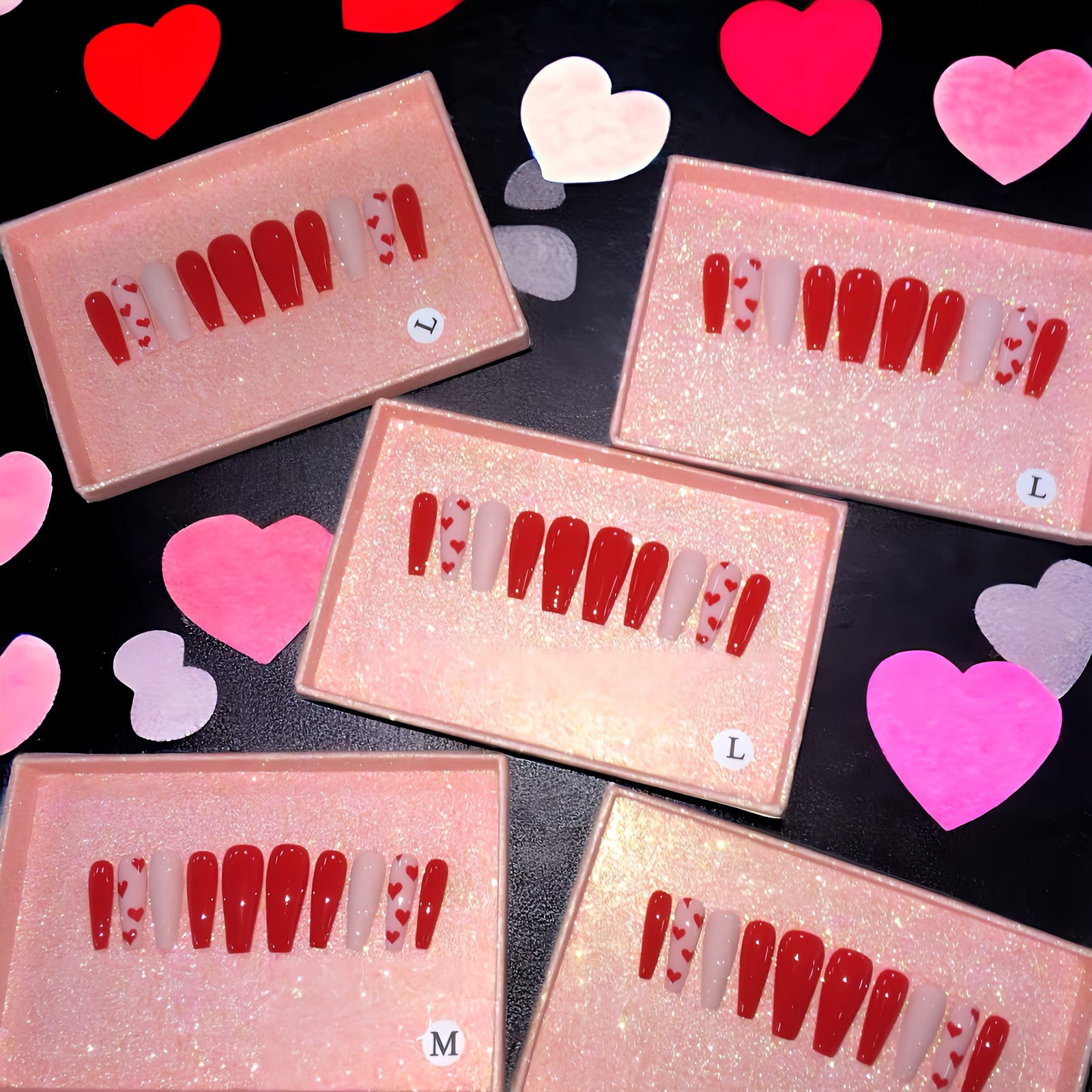 Love Always - Handmade Press-On Nail Set