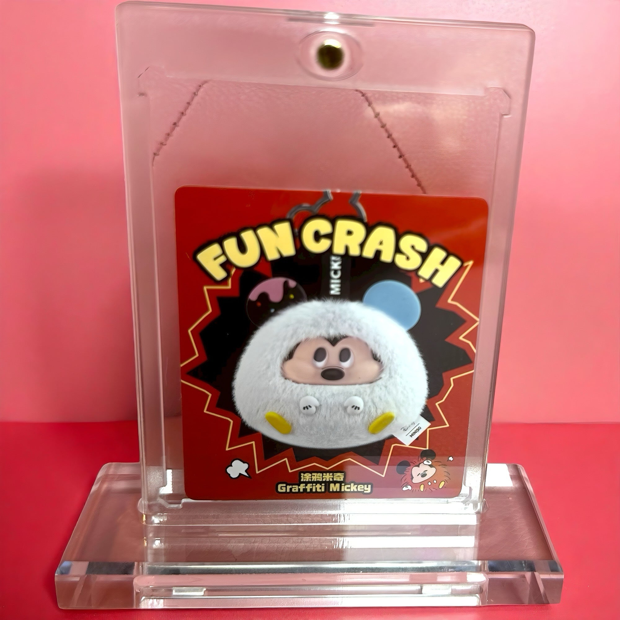 Miniso X Disney Mickey Fun Crash (Graffiti Mickey) Plush Pendant