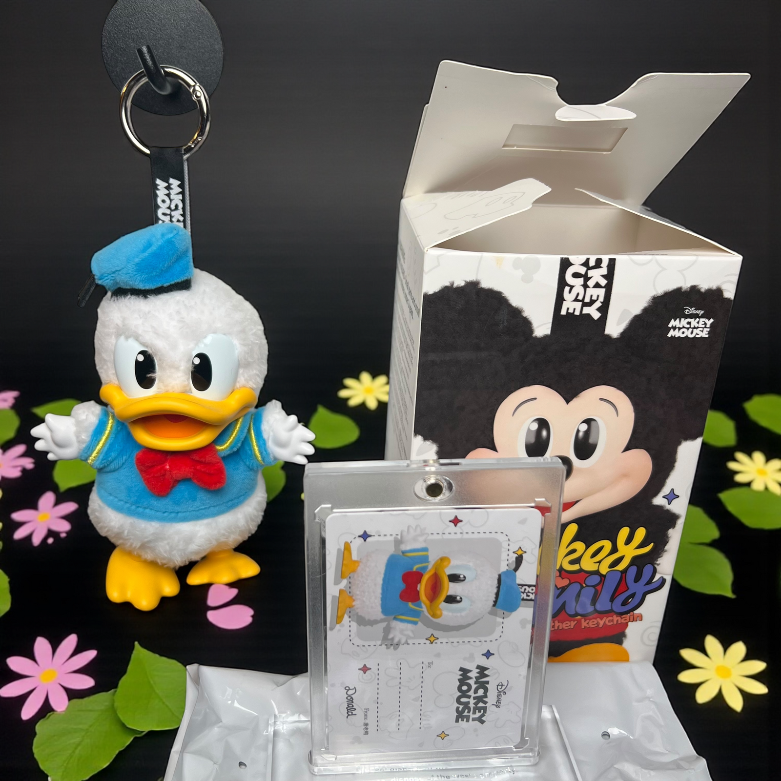 Disney Mickey Family — Confirmed Donald Duck Plush Keychain