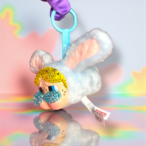 POP MART Custom CRY BABY x POWERPUFF GIRLS Vinyl Face Plush Pendant (Bunny Bubbles) – Luxe By Meena Exclusive