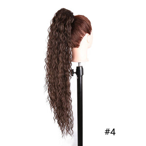 28” Water Wave Luxury Ponytail Extensions