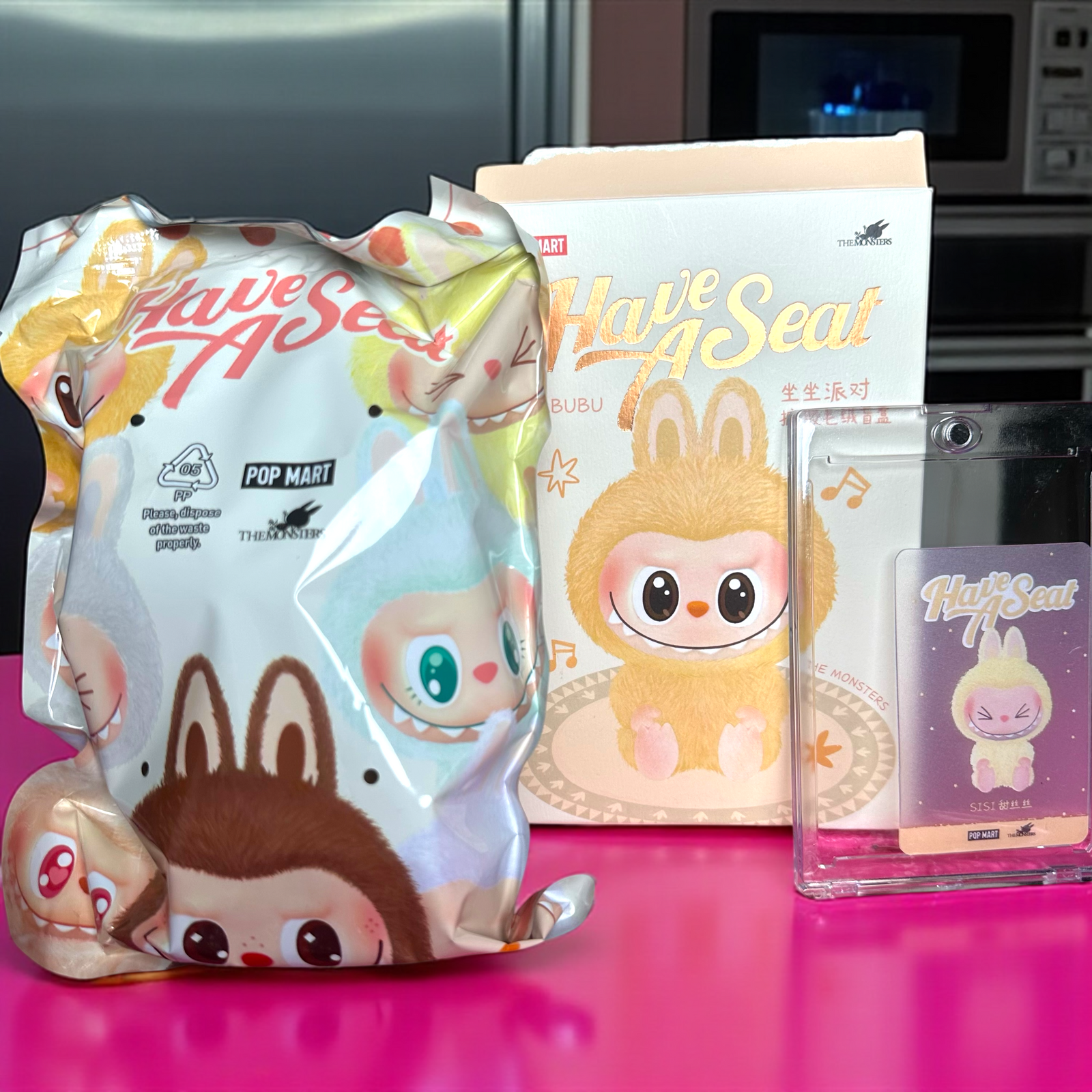 POP MART THE MONSTERS HAVE A SEAT LABUBU CONFIRMED 
"PLUSH PENDANT - SISI"