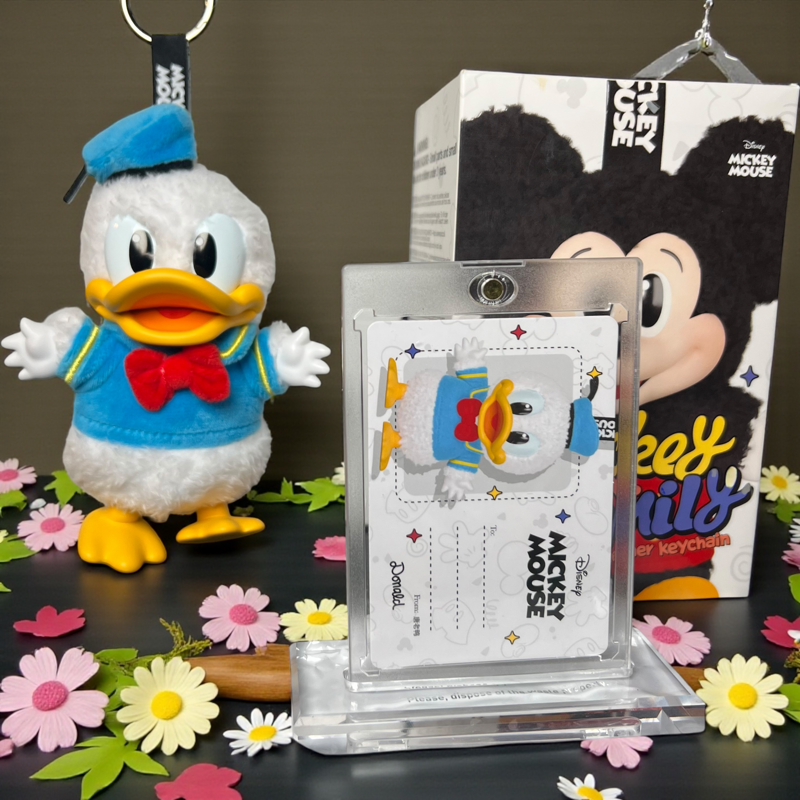 Disney Mickey Family — Confirmed Donald Duck Plush Keychain