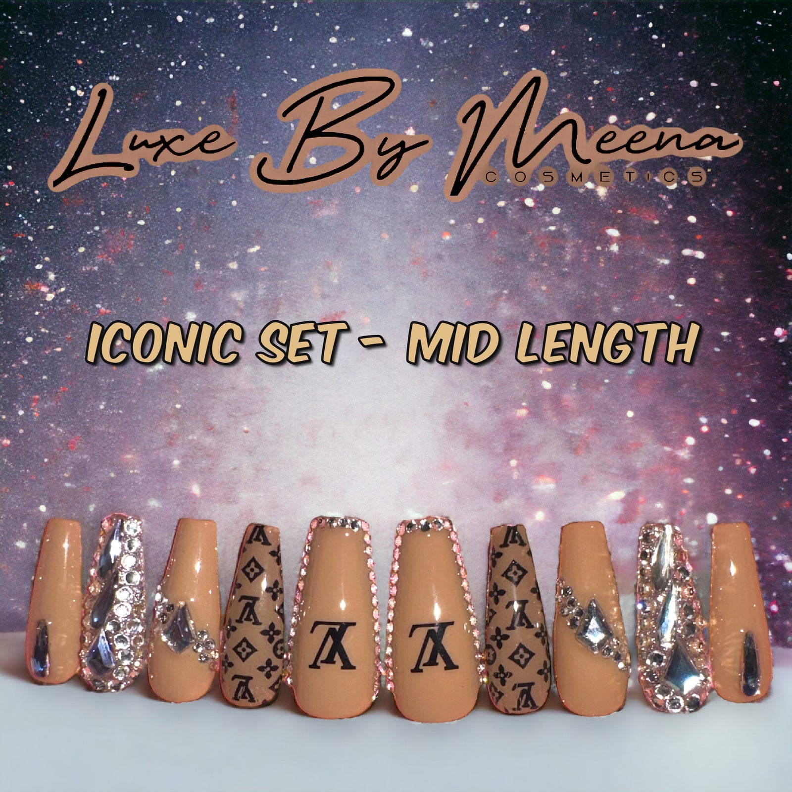 Iconic -  Handmade Press On Nail Set