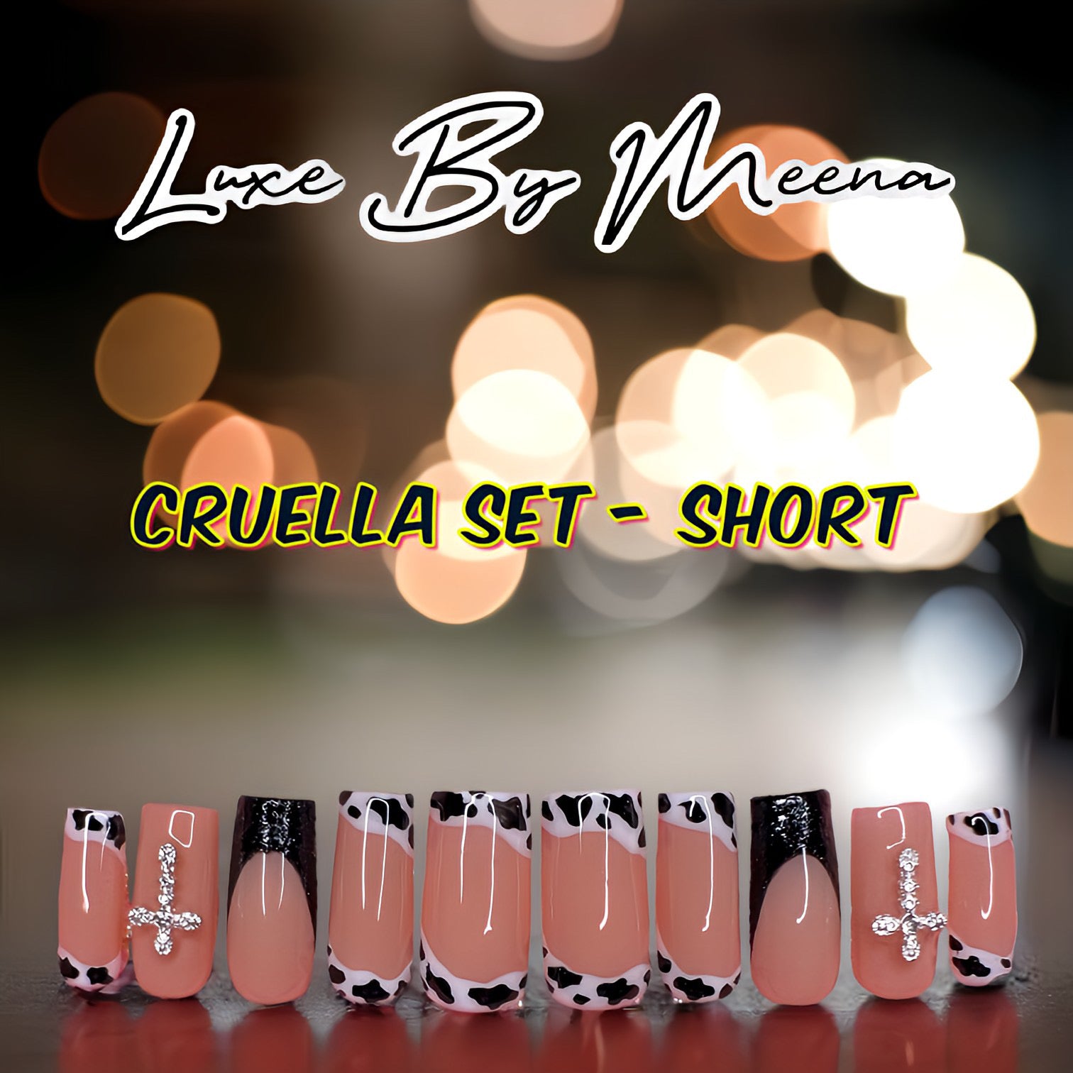 Cruella - Handmade Press-On Nail Set