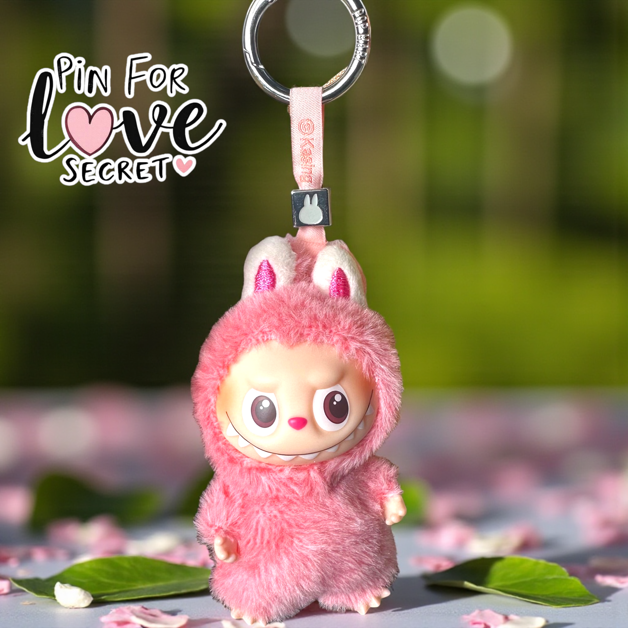 PopMart Pin For Love – Secret Edition “Heart” Plush Keychain Pendant