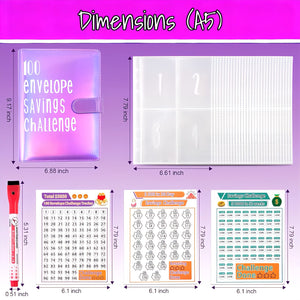 100 Envelope Savings Challenge - New Upgraded