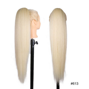 28” Straight Luxury Ponytail Extensions