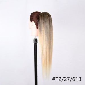 28” - 36” Straight Luxury Ponytail Extensions