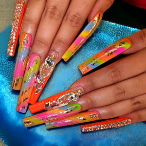 Sunset Mirage - Handmade Press-On Nail Set