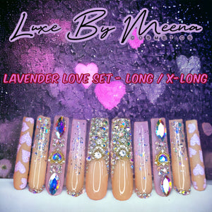 Lavender Love - Handmade Press-On Nail Set