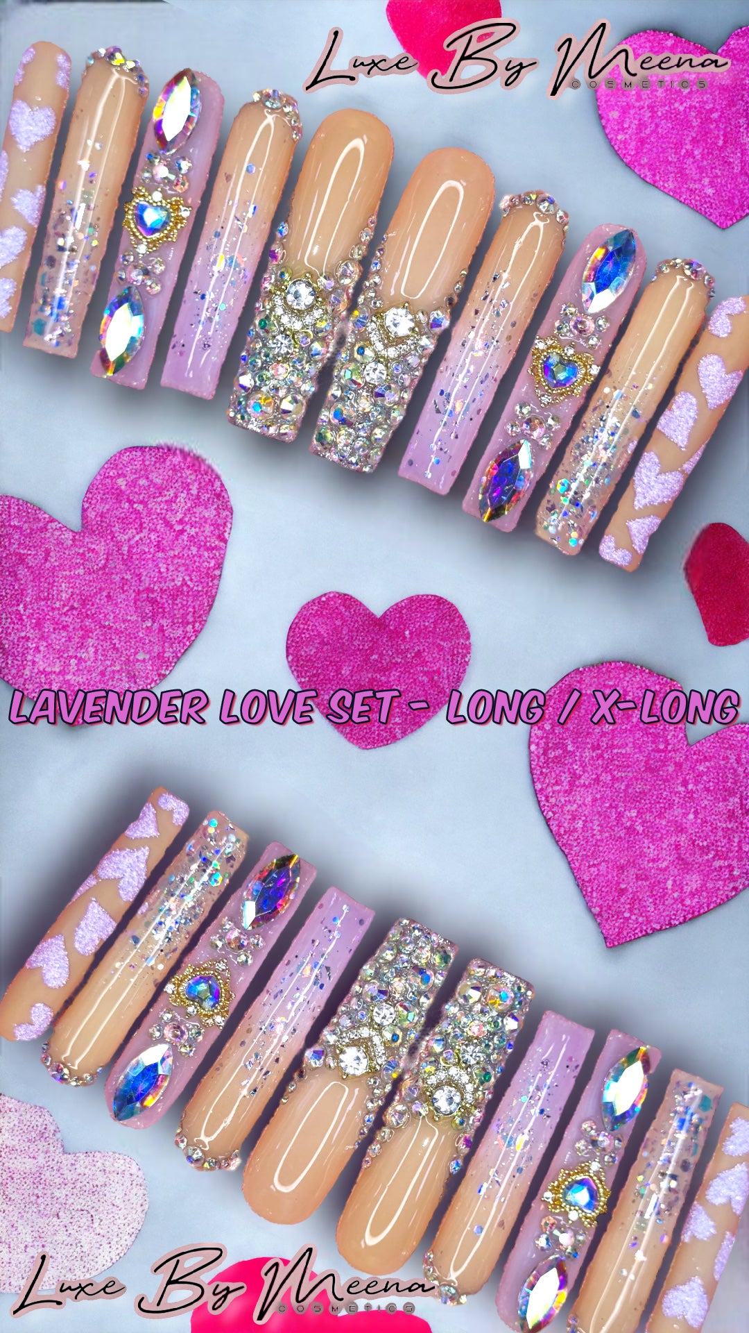 Lavender Love - Handmade Press-On Nail Set