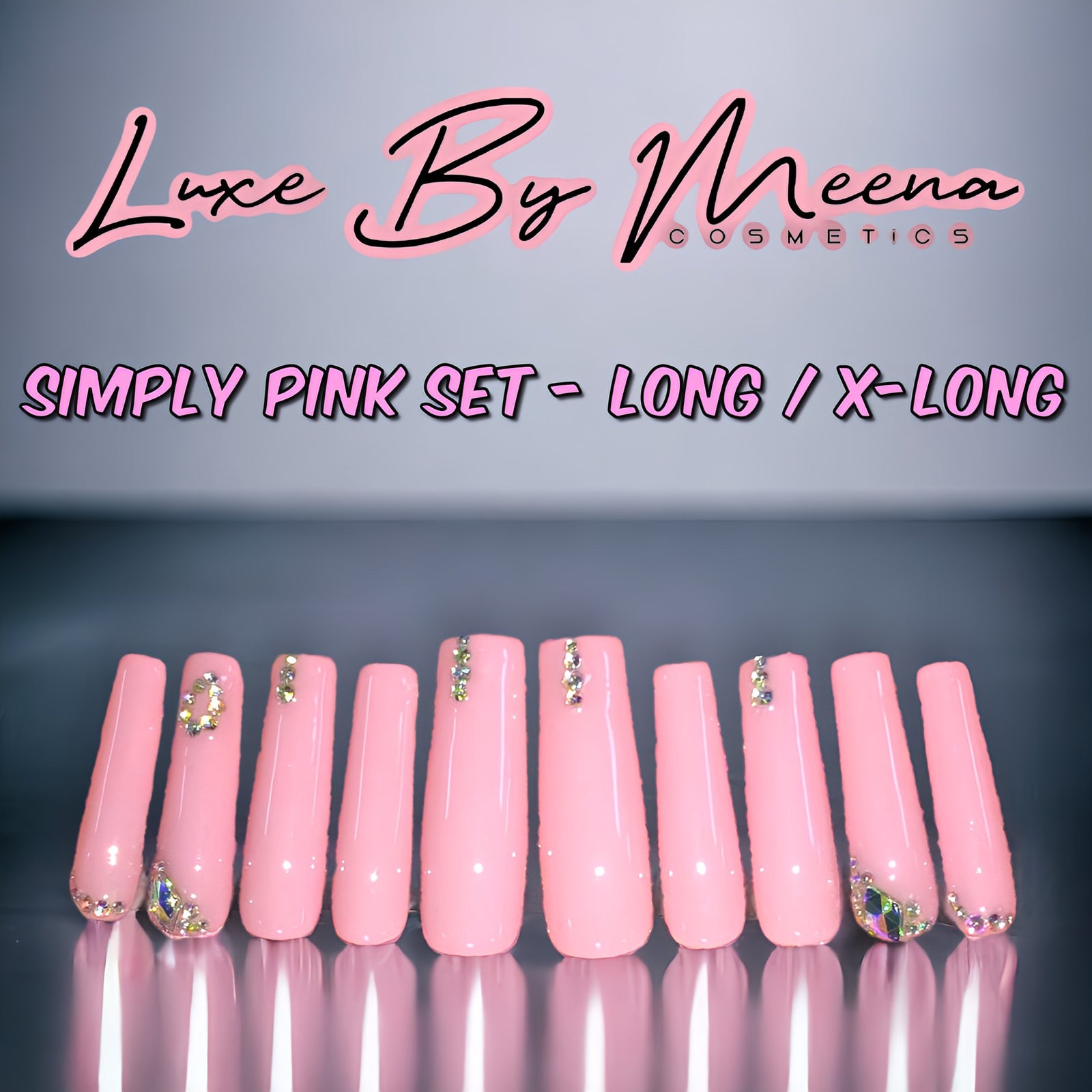 Simply Pink - Handmade Press-On Nail Set