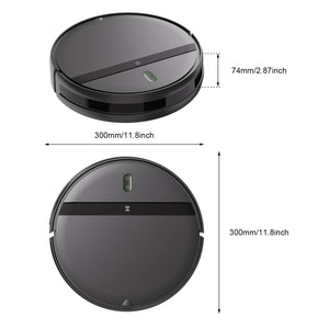Robot Vacuum and Mop Combo, WiFi/App/Alexa, 2 in 1 Robot Vacuum Cleaner with Tangle-Free Cyclone Suction, Scheduled Cleaning, Automatic Recharge Robotic Vacuum Cleaner for Pet Hair, Low Carpet