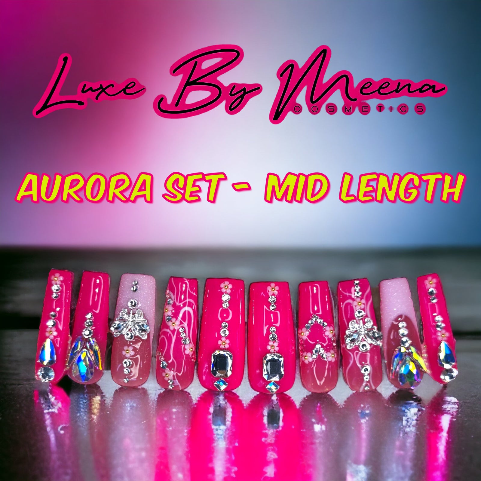 Aurora - Handmade Press-On Nail Set