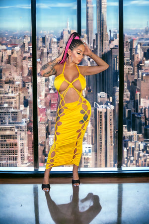 Smokeshow Dress (Yellow)