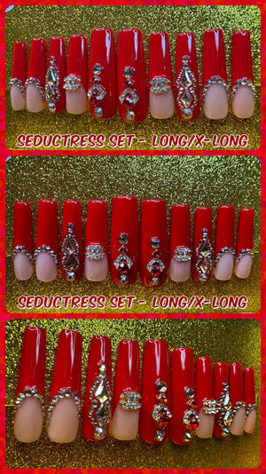 Seductress - Handmade Press-On Nail Set
