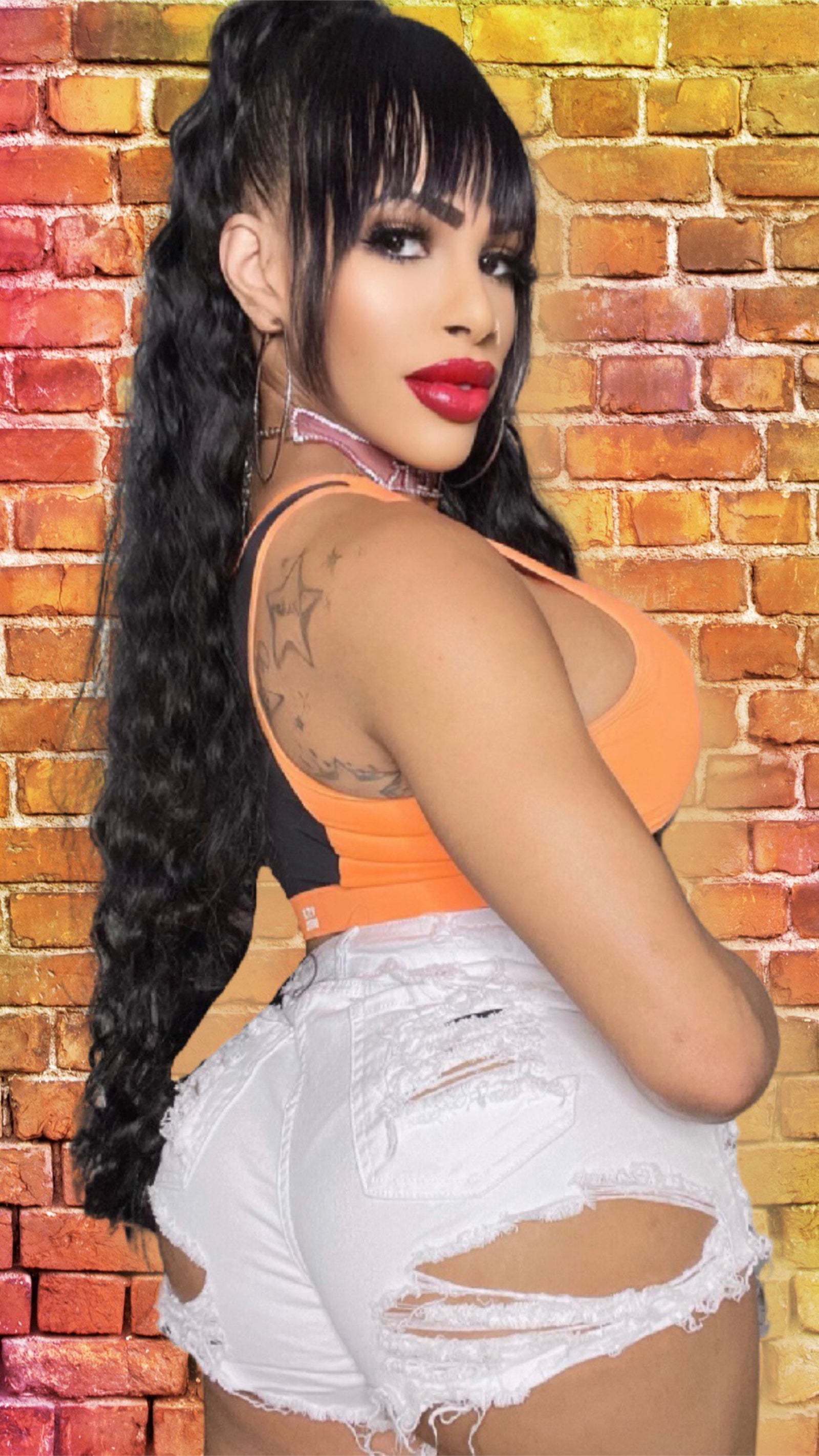 Hot Girl Summer Denim Shorts (White)