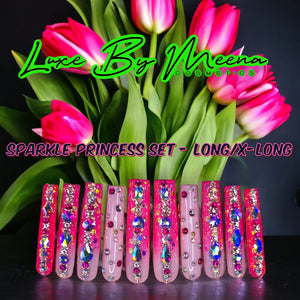 Sparkle Princess -  Handmade Press-On Nail Set