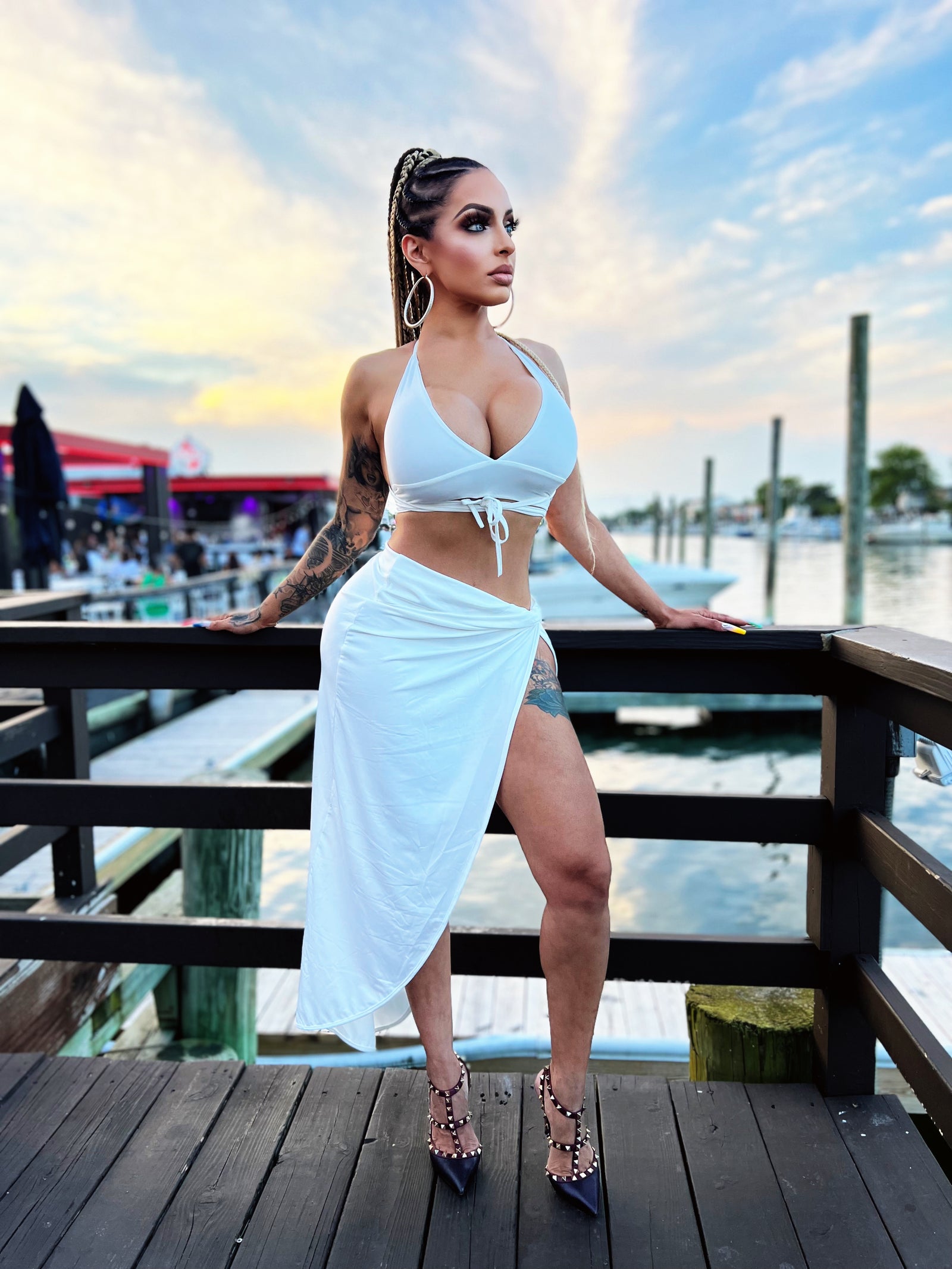 Greek Goddess 2 Piece Set (White)