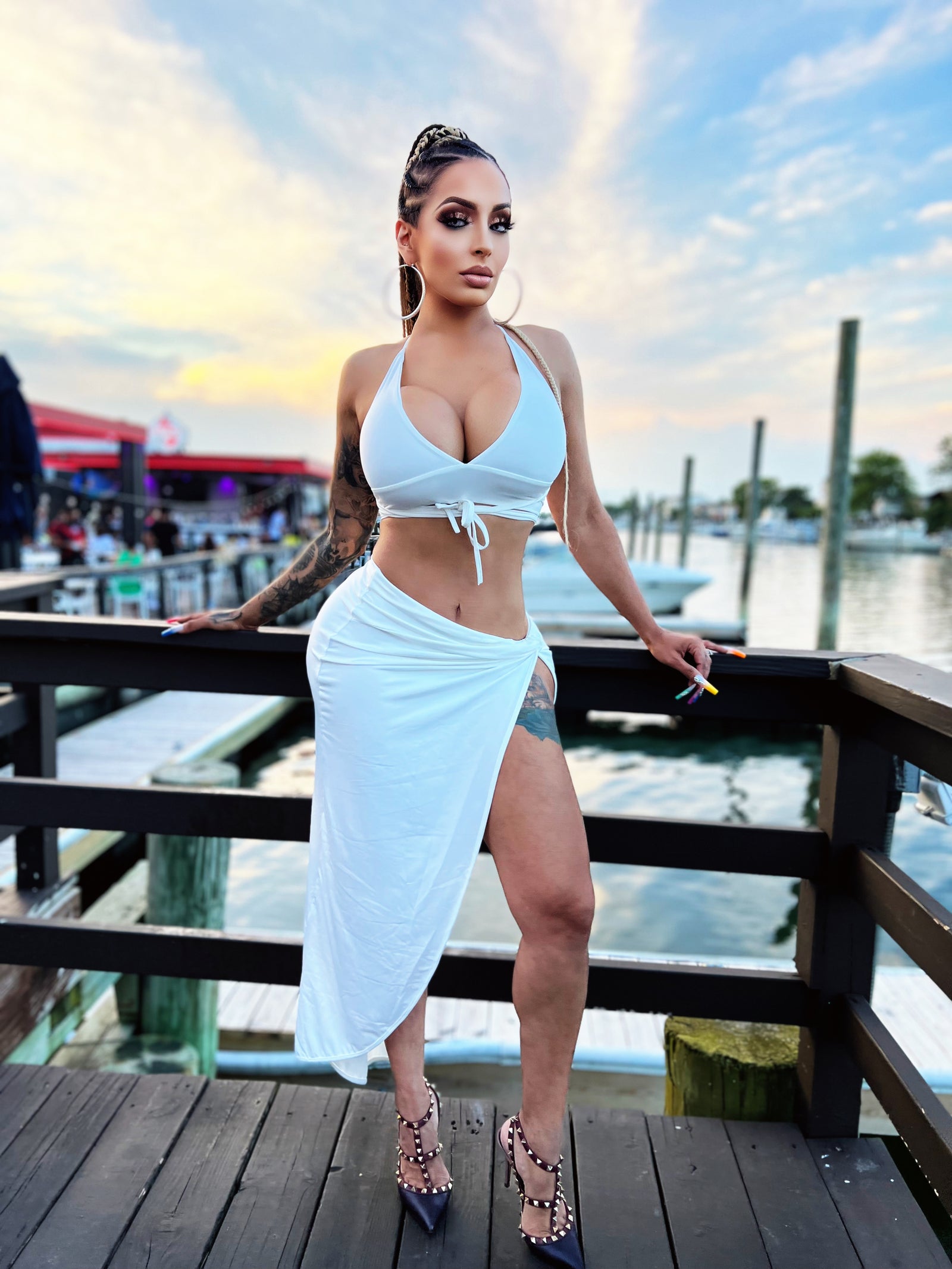 Greek Goddess 2 Piece Set (White)