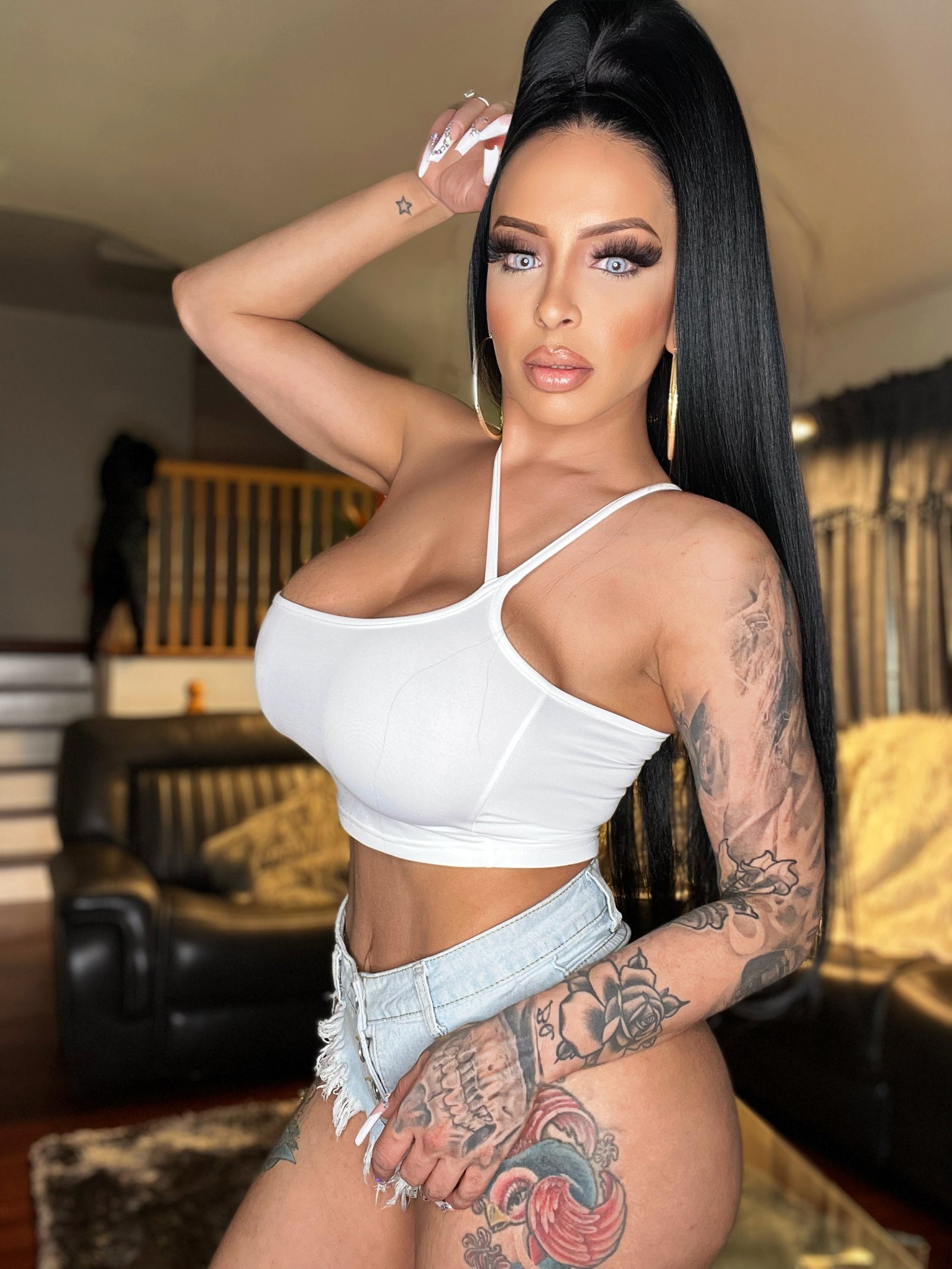 Cross My Heart Top (White)